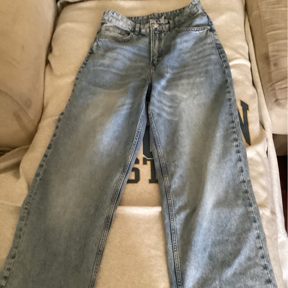 Wide leg jeans